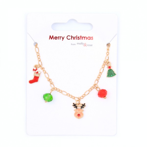 Xmas Charm Bracelet Strip of 12 (12)